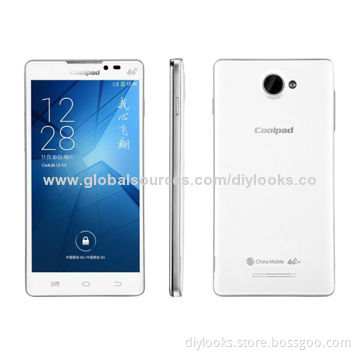 Coolpad 8730L Smart Phone, 8GB White, 5.5-inch IPS Screen, Android 4.3 OS